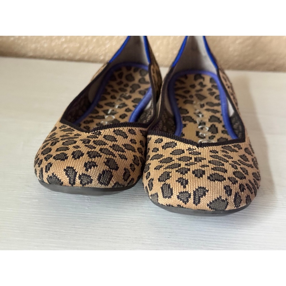 ROTHY'S "the flat" rounded flat in retired animal leopard cheetah print - Picture 4 of 8